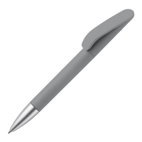 Kugelschreiber Slash soft touch R-ABS Grau | 3D Digitaldruck | 270° vom Clip | 55 mm x 6 mm | Nicht verfügbar
