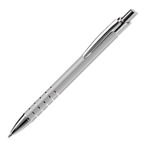 Kugelschreiber Talagante silber | 1-farbiger Tampondruck | 90° vom Clip | 50 mm x 8 mm | Nicht verfügbar
