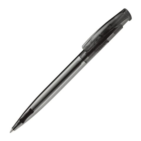 Kugelschreiber Avalon Transparent Schwarz-Schwarz | 1-farbiger Tampondruck | Clip | 35 mm x 8 mm | Nicht verfügbar