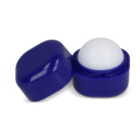 Kubischer Lippenpflegestift aus recyceltem ABS Blau Weiss