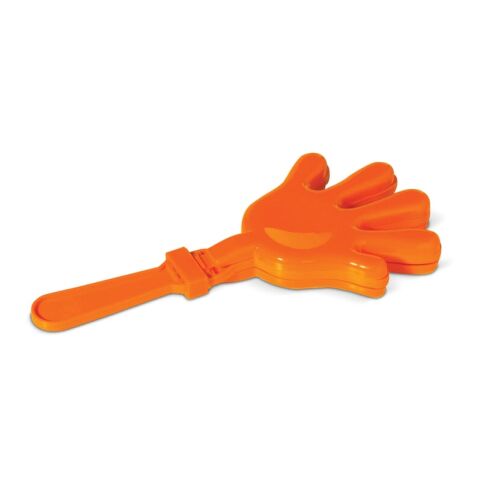 Werbeartikel Klatschhände – orange – mit Logo bedruckt