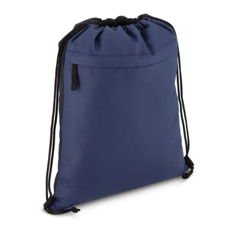 PU-beschichtete R-PET 600D Kordeltasche 33 x 42 cm