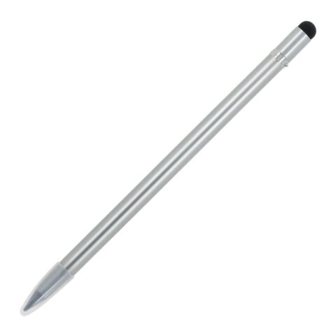 Langlebiger Aluminiumbleistift mit Radiergummi Silber | Digitaldruck | Schaft | 95 mm x 5 mm | Nicht verfügbar