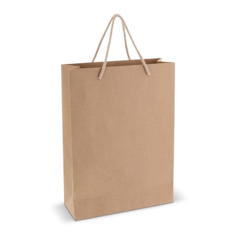 Geschenktüte aus Papier 120g/m² 24x12x33cm Braun | ohne Werbeanbringung | Nicht verfügbar | Nicht verfügbar | Nicht verfügbar