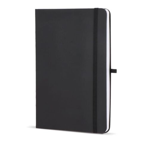 Notizbuch Olmo Hardcover PU A5 mit Haftnotizen schwarz | ohne Werbeanbringung | Nicht verfügbar | Nicht verfügbar