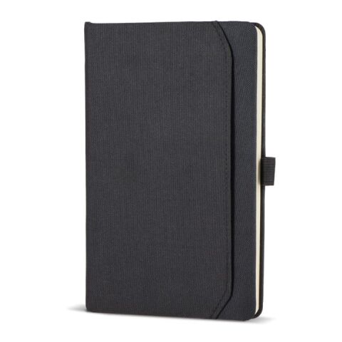 Notizbuch mit Tasche Ashira A5 schwarz | ohne Werbeanbringung | Nicht verfügbar | Nicht verfügbar