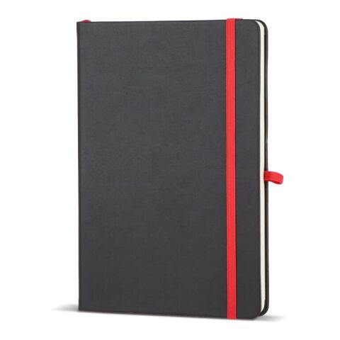 Notizbuch Iroko Hardcover Laser A5 Schwarz-Rot Weiß | ohne Werbeanbringung | Nicht verfügbar | Nicht verfügbar