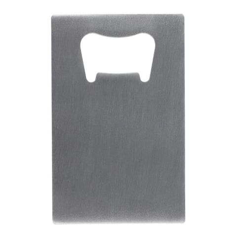 Edelstahl Flaschenöffner in Kreditkartenformat Silber | ohne Werbeanbringung | Nicht verfügbar | Nicht verfügbar