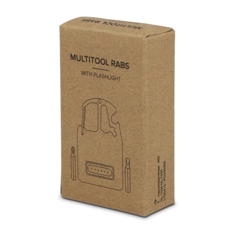 Kompaktes Multitool aus R-ABS & Metall 7 Funktionen