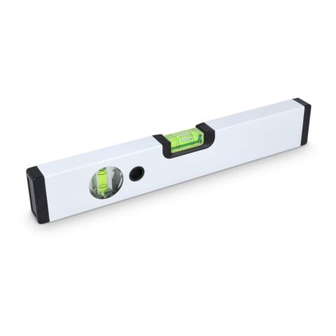 Aluminium-Wasserwaage 30 cm Weiss | ohne Werbeanbringung | Nicht verfügbar | Nicht verfügbar