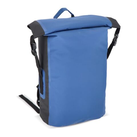 Werbeartikel Rolltop-Rucksack 25 L – dunkelblau – mit Logo bedruckt