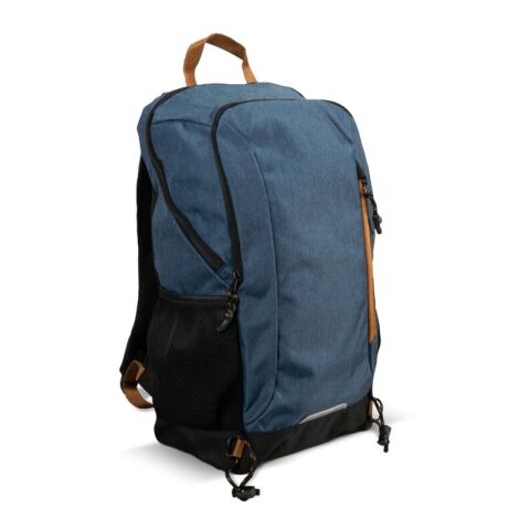 Outdoor Rucksack aus RPET-Material Blau / Weiss | ohne Werbeanbringung | Nicht verfügbar | Nicht verfügbar | Nicht verfügbar