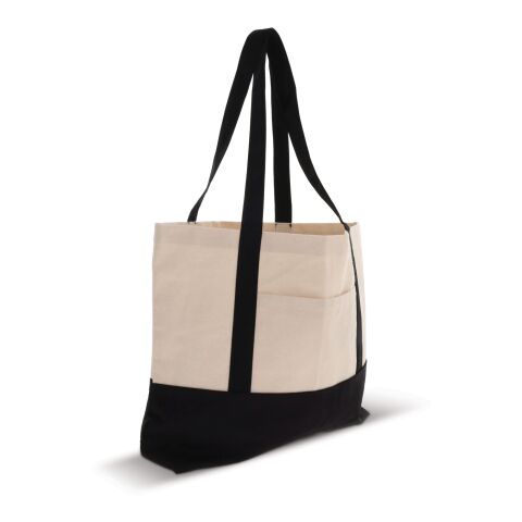 Strandtasche Baumwollsegeltuch OEKO-TEX® 280g/m² 42x10x30cm