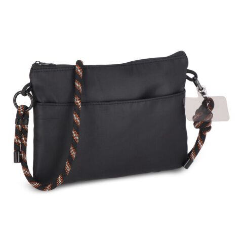 Crossbody Tasche mit Paracord-Gurt Schwarz | ohne Werbeanbringung | Nicht verfügbar | Nicht verfügbar