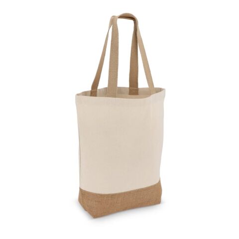 Baumwoll-Jute Tragetasche OEKO-TEX® 41 x 13 x 41cm 320g/m² Ecru | ohne Werbeanbringung | Nicht verfügbar | Nicht verfügbar