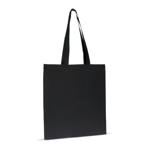 Tasche Bio-Baumwolle Farbe lang 140g/m² 38x42 cm Schwarz | ohne Werbeanbringung | Nicht verfügbar | Nicht verfügbar