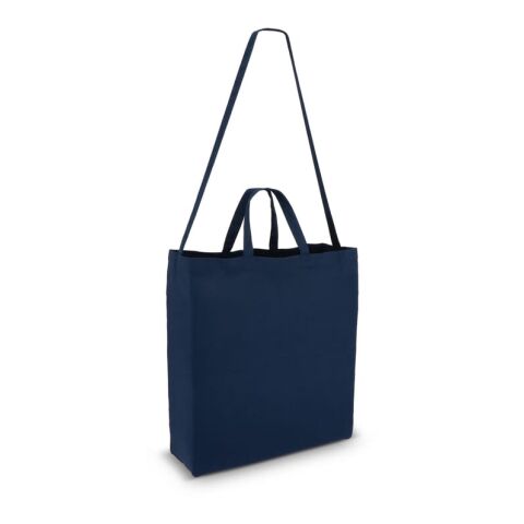 Tragetasche aus Baumwolle OEKO-TEX® 40 x 13 x 44cm 220g/m² Dunkelblau | ohne Werbeanbringung | Nicht verfügbar | Nicht verfügbar