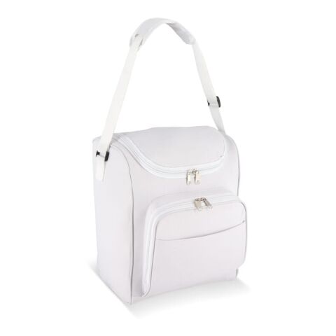 R-PET 600D Kühltasche 26 x 19 x 34cm 13L Weiss | ohne Werbeanbringung | Nicht verfügbar | Nicht verfügbar