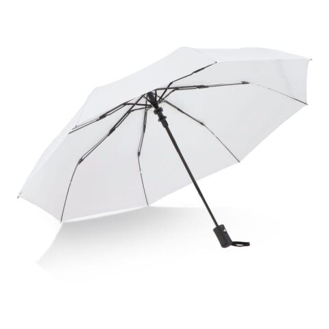 Daintree 190T Pongee 21.5&quot; Faltbarer winddichter Regenschirm Auto open Weiss | ohne Werbeanbringung | Nicht verfügbar | Nicht verfügbar