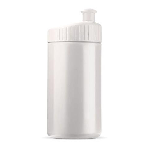 Sportflasche Design 500ml Weiss | ohne Werbeanbringung | Nicht verfügbar | Nicht verfügbar | Nicht verfügbar