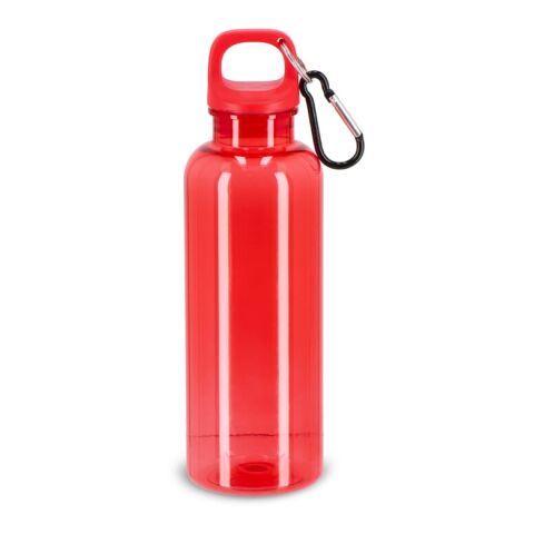 Noa Wasserflasche R-PET 500 ml Transparent Rot Weiß-Rot Weiß | ohne Werbeanbringung | Nicht verfügbar | Nicht verfügbar