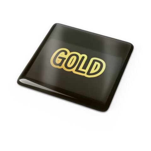 Doming Quadrat 20x20 mm Gold | ohne Werbeanbringung | Nicht verfügbar | Nicht verfügbar | Nicht verfügbar