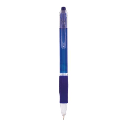 BIC® Click Kugelschreiber mittelblau | blaue Tinte | 1-farbiger Siebdruck | Schaft-Clipverlängerung | 10.00 mm x 8.00 mm