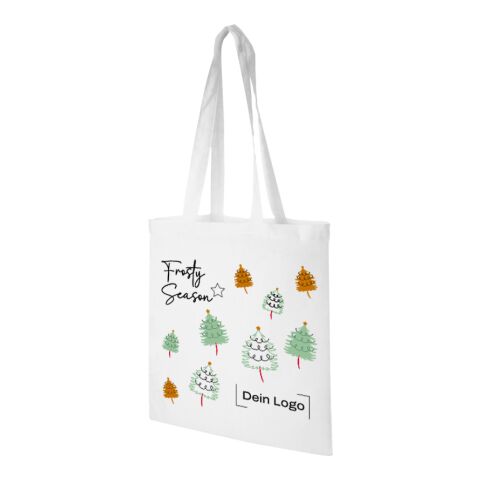 *Christmas* Madras Tasche Weiß | Frosty Season | 4C DTF Transfer