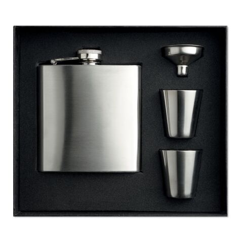 Flachmann-Set mit Trinkbecher und Trichter