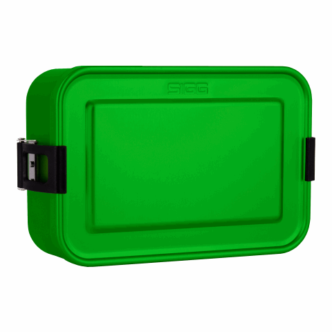 SIGG Lunchbox Plus S Flat grün-schwarz | 3-farbiger Siebdruck