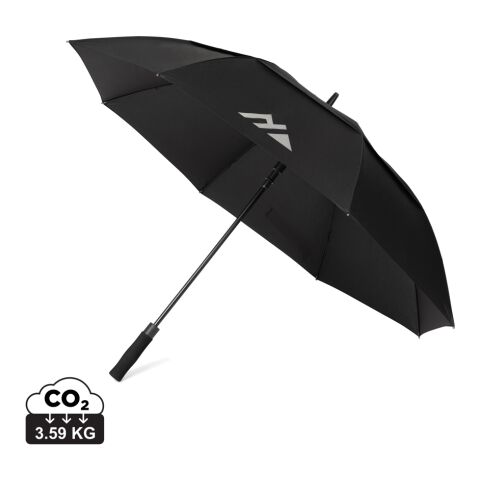 Nordic Drift Trail 27" AWARE™ RPET Sturm-Schirm mit UPF 50+ schwarz | ohne Werbeanbringung | Nicht verfügbar | Nicht verfügbar
