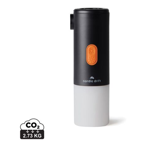Nordic Drift Titan 2-in-1-Luftpumpe und Campinglampe schwarz | ohne Werbeanbringung | Nicht verfügbar | Nicht verfügbar