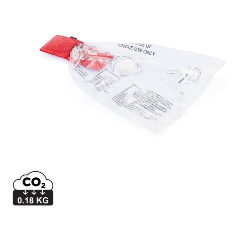 CPR Maske für den Schlüsselbund rot | ohne Werbeanbringung | Nicht verfügbar | Nicht verfügbar