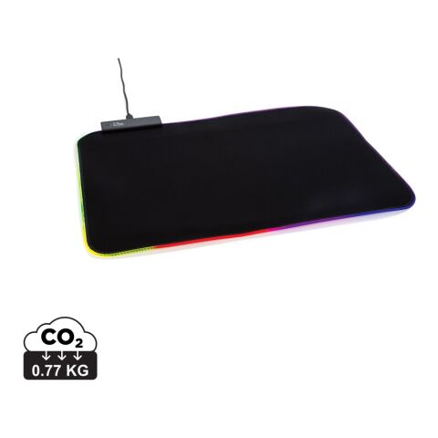 RGB Gaming Mauspad schwarz | ohne Werbeanbringung | Nicht verfügbar | Nicht verfügbar