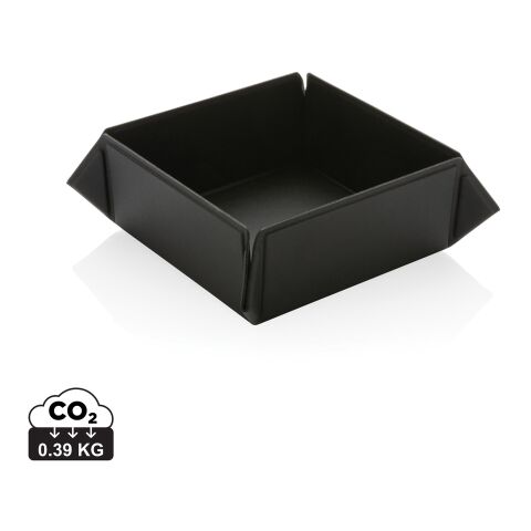 Swiss Peak faltbare Magnetbox aus RCS recyceltem PU schwarz | ohne Werbeanbringung | Nicht verfügbar | Nicht verfügbar