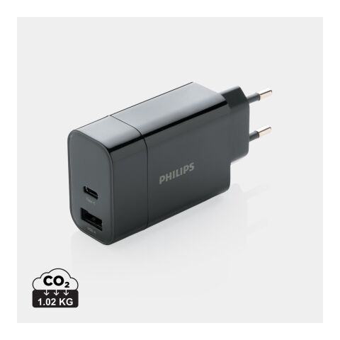 Philips Ultra Fast PD Wall-Charger schwarz | ohne Werbeanbringung | Nicht verfügbar | Nicht verfügbar