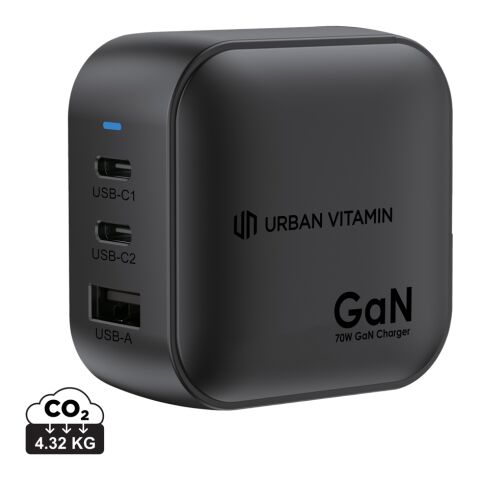Urban Vitamin Santa Cruz 70W GAN-Ladegerät aus RCS rec. PC schwarz | ohne Werbeanbringung | Nicht verfügbar | Nicht verfügbar