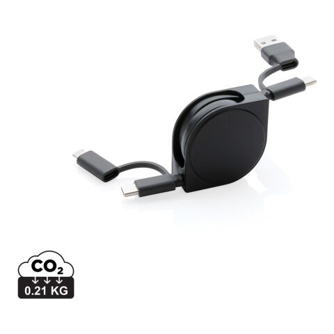 6-in-1 Kabel aus TPE und RCS Standard recyceltem Kunststoff