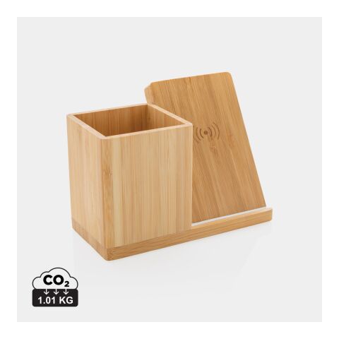 Calgary kabelloses 10W-Ladegerät aus Bambus