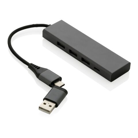 Terra Hub aus RCS recyceltem Aluminium mit 3 USB-Anschlüssen