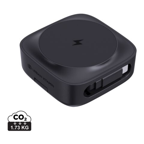 Urban Vitamin Goleta 2-in-1 15W Magnetic Wireless Charger schwarz | ohne Werbeanbringung | Nicht verfügbar | Nicht verfügbar