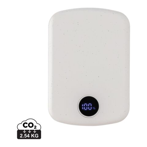 MagBoost 5.000mAh magnetische Powerbank aus RCS rec. Plastik weiß | ohne Werbeanbringung | Nicht verfügbar | Nicht verfügbar