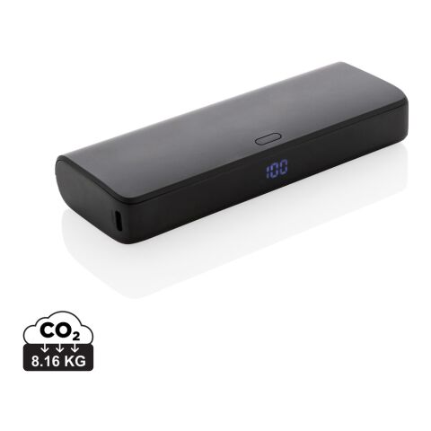 FlashCharge 20.000mAh Fast-Charge Powerbank aus RCS rPlastik schwarz | ohne Werbeanbringung | Nicht verfügbar | Nicht verfügbar
