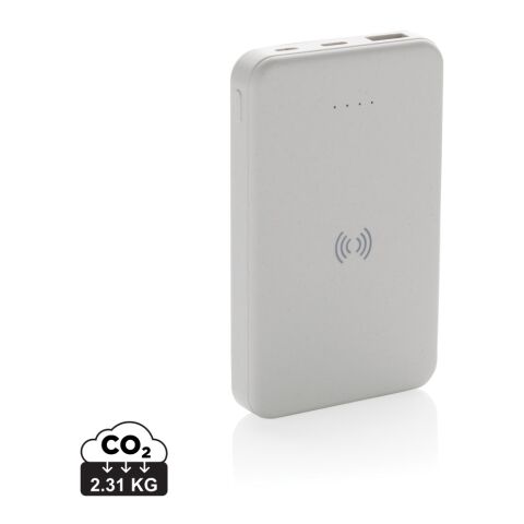 5.000mAh 5W Wireless Powerbank aus RCS recyceltem Kunststoff