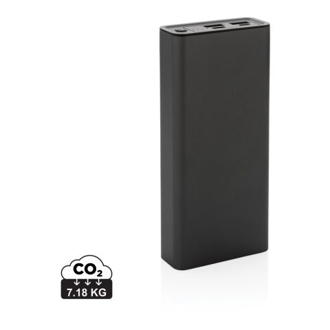 Terra 20.000mAh 20W Powerbank aus RCS recyceltem Aluminium grau | ohne Werbeanbringung | Nicht verfügbar | Nicht verfügbar