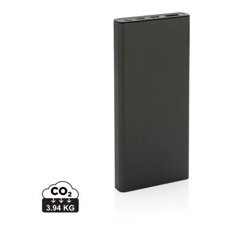 Terra RCS recycelten 18W-Aluminium-Powerbank 10.000mAh grau | ohne Werbeanbringung | Nicht verfügbar | Nicht verfügbar