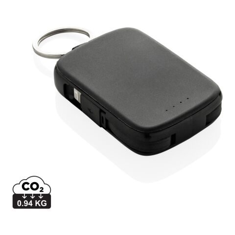 Nexo RCS Key-Chain-Powerbank 2.000mAh mit integr. Kabeln schwarz | ohne Werbeanbringung | Nicht verfügbar | Nicht verfügbar