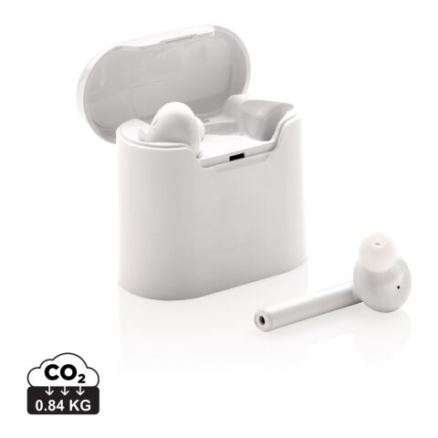 Liberty kabellose Kopfhörer in Ladebox weiß | ohne Werbeanbringung | Nicht verfügbar | Nicht verfügbar