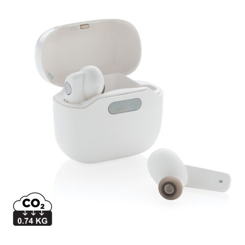TWS Ohrhörer in UV-C Sterilisations Lade-Case weiß | ohne Werbeanbringung | Nicht verfügbar | Nicht verfügbar