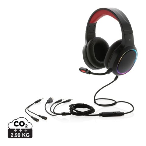 RGB Gaming Headset schwarz | ohne Werbeanbringung | Nicht verfügbar | Nicht verfügbar